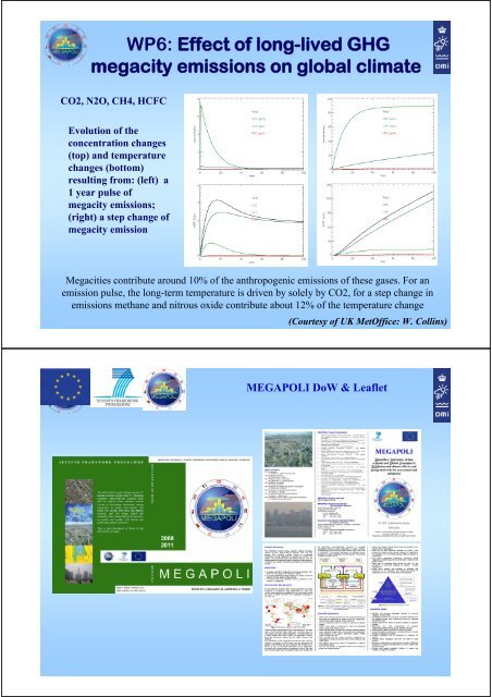 Current status of the EC FP7 project MEGAPOLI ... - MEGAPOLI - DMI