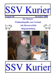 Impressum - SSV Louisendorf