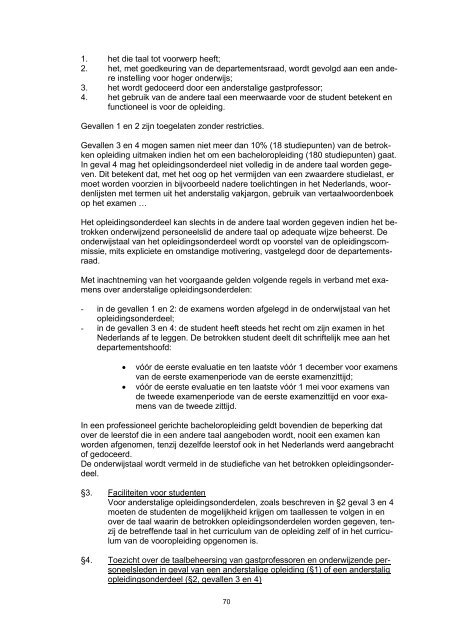 Vragenlijst voor het verslag 2011 over uw ... - Hogeschool Gent