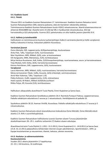 Toimintakertomus 2011 - SRL