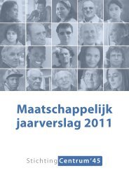 Jaarverslag maatschappelijke verantwoording ... - Stichting Centrum