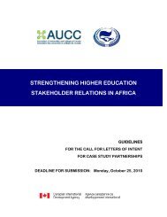 strengthening higher education stakeholder relations in africa