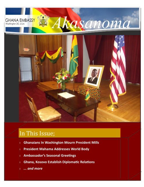 2012 newsletter click here - Ghana