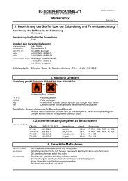 EU-SICHERHEITSDATENBLATT Markierspray 1 ... - beko GmbH