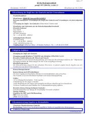 Sicherheitsdatenblatt - beko GmbH