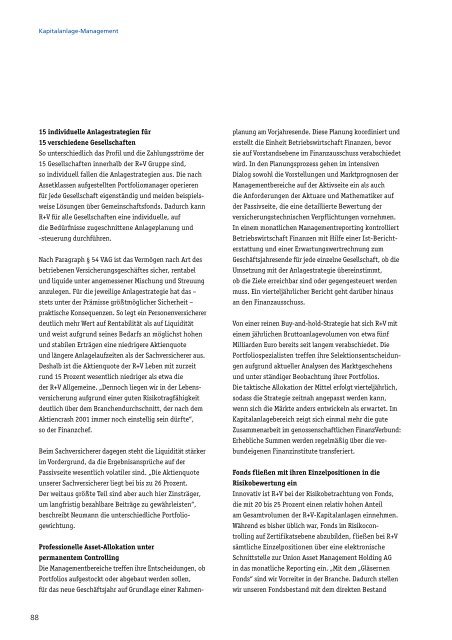 R+V Versicherung AG Konzerngeschäftsbericht Geschäftsbericht