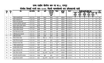 srpf gr - iv, nagpur - police constable recruitment 2011