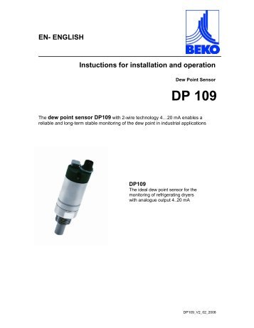 DP 109 - Beko