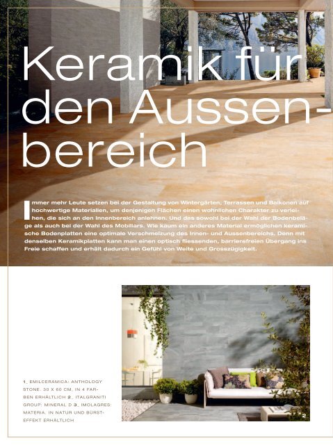 Magazin Keramik Einzigartig (PDF) - keramik-einzigartig.ch