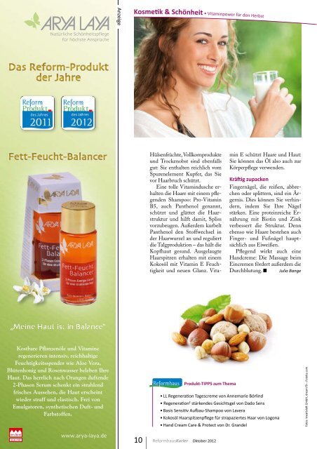Ihr Magazin für gesundes Leben - FlippingPages.de
