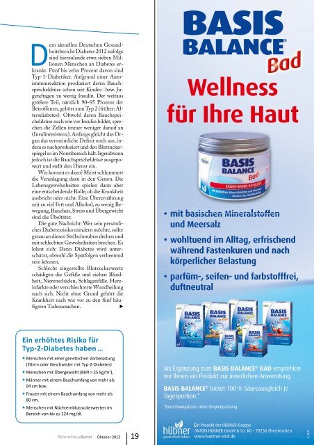 Ihr Magazin für gesundes Leben - FlippingPages.de