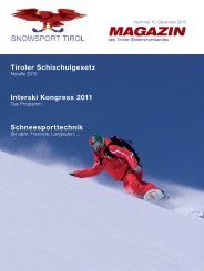 MAGAZIN - Tiroler Skilehrerverband