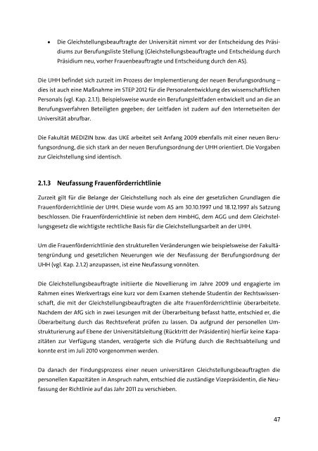 (W1-W3, C2-C4) 2009 bis 2010 - Verwaltung Uni-Hamburg ...