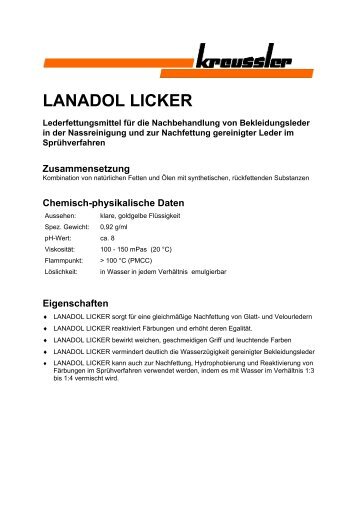 LANADOL LICKER R 1467 - kreussler