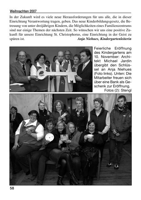 Weihnachtspfarrbrief 2007 - Pfarramt St. Christophorus