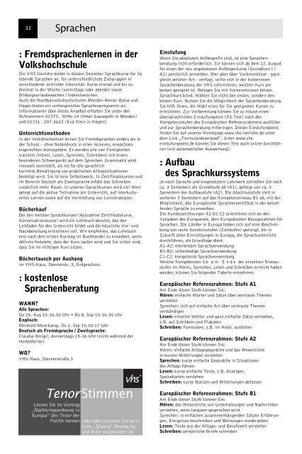 Programmheft 02/2005 - Iserlohn