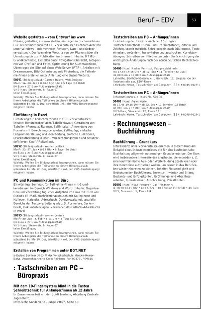 Programmheft 02/2005 - Iserlohn