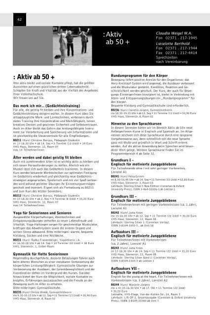 Programmheft 02/2005 - Iserlohn