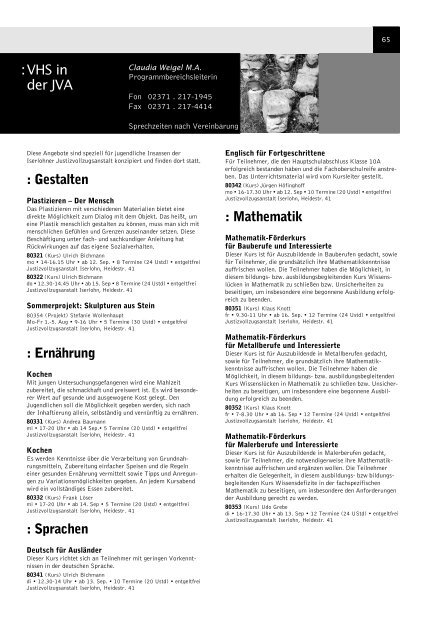 Programmheft 02/2005 - Iserlohn