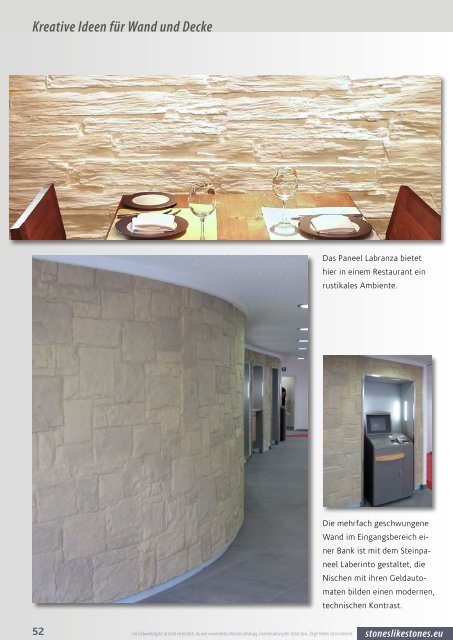 Kreative Ideen für Wand und Decke - StoneslikeStones