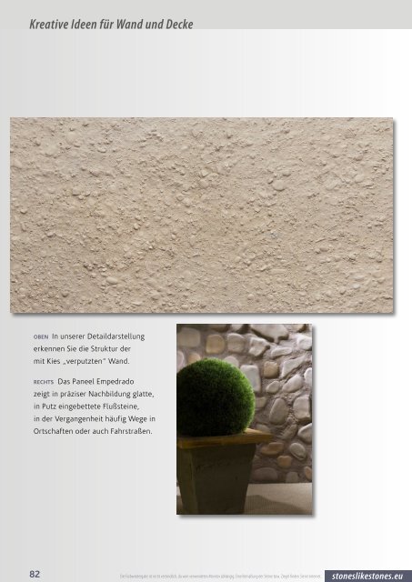 Kreative Ideen für Wand und Decke - StoneslikeStones