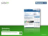 Mediadaten Finanzen.net - businessAD