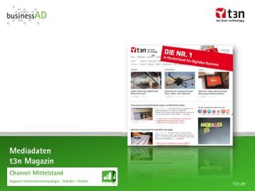 Mediadaten t3n.de - businessAD