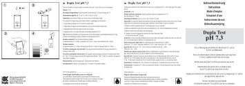 Dupla Test pH 7,3 - Dohse Aquaristik KG