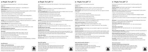 Dupla Test pH 7,3 - Dohse Aquaristik KG