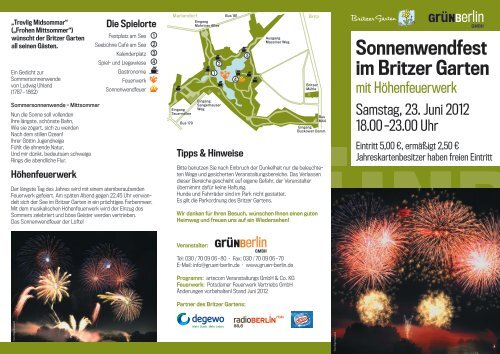 Sonnenwendfest im Britzer Garten