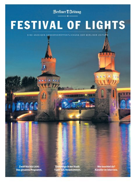 Viele Wege führen zum Festival of Lights - Berliner Zeitung
