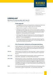 LEBEnsLaUf Korina Gutsche/BlueCHIlD