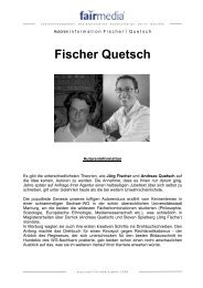 Fischer Quetsch - fairmedia gmbh