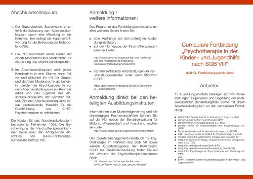 Flyer 17 1 2012.pdf - Psychotherapeutenkammer Berlin