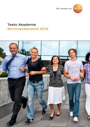 Testo Akademie Seminarübersicht 2012