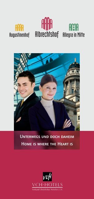 Hotelprospekt Albrechtshof Hotels Berlin - Branchenbuch Deutschland