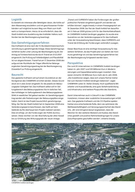 STEINKOHLEKRAFTWERK KREFELD-UERDINGEN ... - Chempark