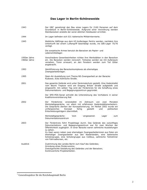 Dokumentation 2003: "Blicke auf das Lager" (PDF, 2167