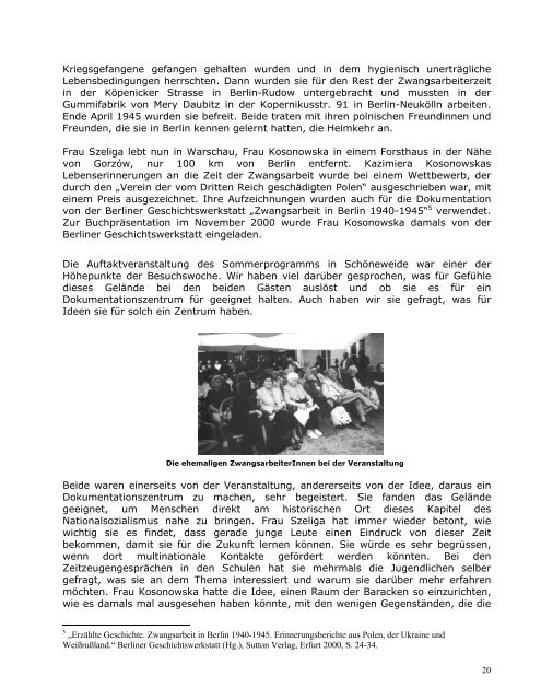 Dokumentation 2003: "Blicke auf das Lager" (PDF, 2167