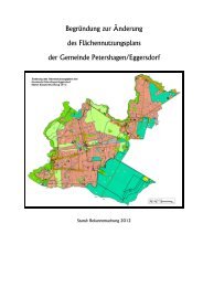 Flächennutzungsplan Petershagen/Eggersdorf - Gemeinde ...