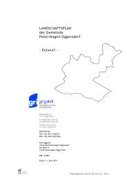 Erläuterungsbericht - Gemeinde Petershagen/Eggersdorf