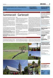 Sommerzeit - Gartenzeit - Kirchgemeinde Rüeggisberg