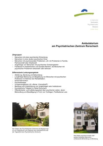 Ambulatorium am Psychiatrischen Zentrum Rorschach