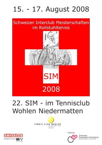 Programmheft SIM 2008