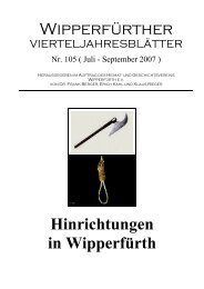 Wipperfürther Hinrichtungen in Wipperfürth - Heimat