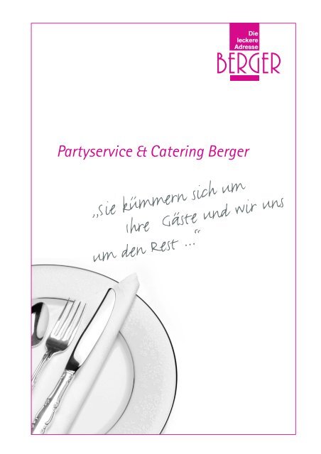 Partyservice & Catering Berger - Metzgerei Berger