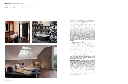 Das Einfamilienhaus 4/2012 – FENIA (PDF) - SWISSHAUS AG