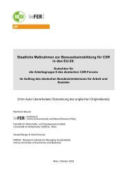 Staatliche Maßnahmen zur Bewusstseinsbildung für CSR in den EU-25 ...