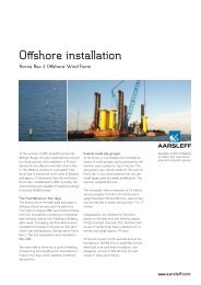 Offshore installation - Per Aarsleff A/S