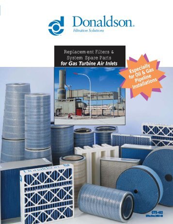 Replacement Filters & System Spare Parts - Donaldson Company, Inc.